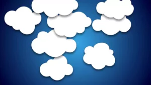 Clouds pop up animation stock video footage