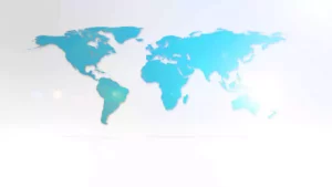 World map reveal motion graphics video