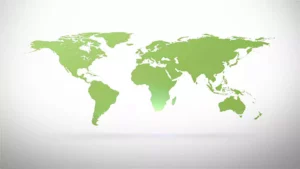 World map intro background video