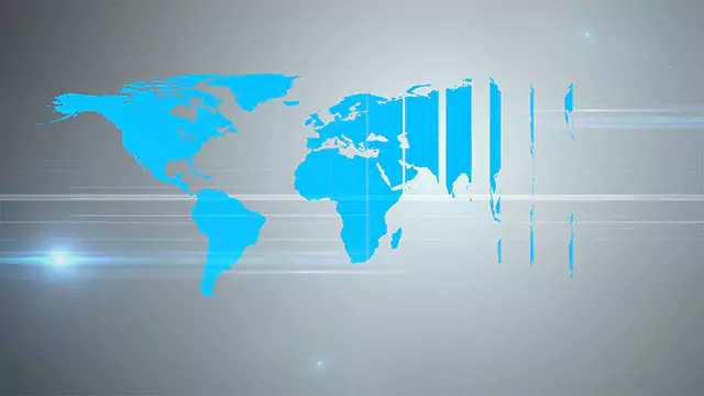 World map video