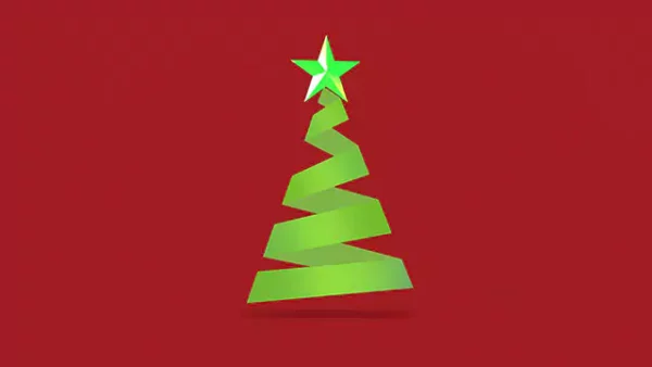 Christmas greeting animation motion graphics