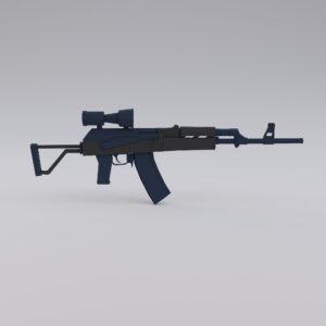 FB Beryl assault rifle 3d model
