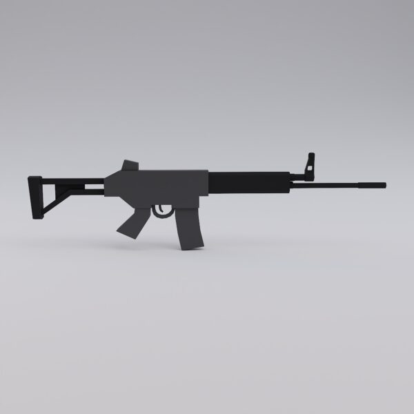 PINDAD SS1 assault rifle 3d model