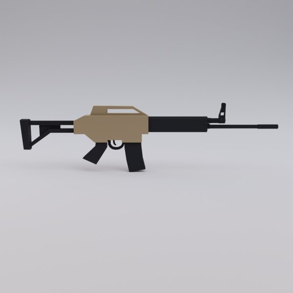 PINDAD SS2 assault rifle 3d model