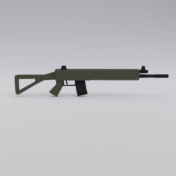SG 550 assault rifle 3d model