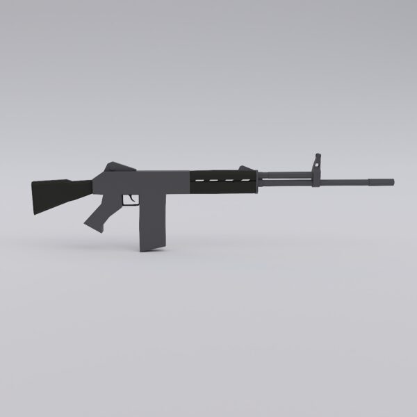 STONER 63 assault rifle 3d model