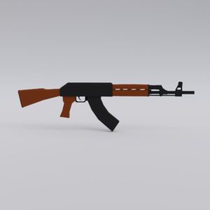 AK 56 assault rifle 3d model