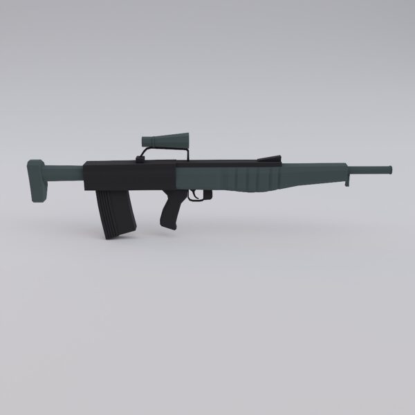 Assault rifle 3d model