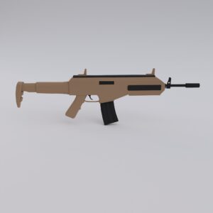 Beretta ARX160 assault rifle 3d model