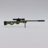 AWM sniper rifle 3d model