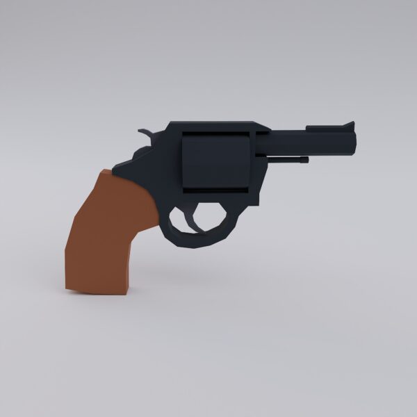 Charter arms bulldog revolver 3d model