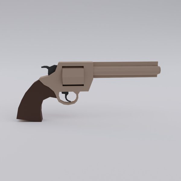 Colt diamondback revolver 3d model