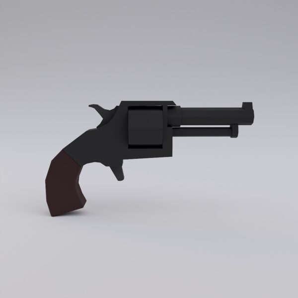 Colt house revolver 3d model