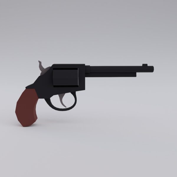 Colt M1878 revolver 3d model