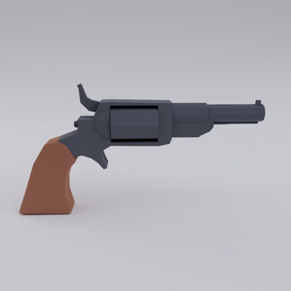 COLT MDL 1855 revolver 3d model