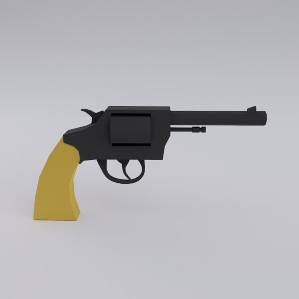Colt new police revolver 3d model