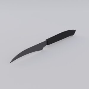 Knife low poly 3d model