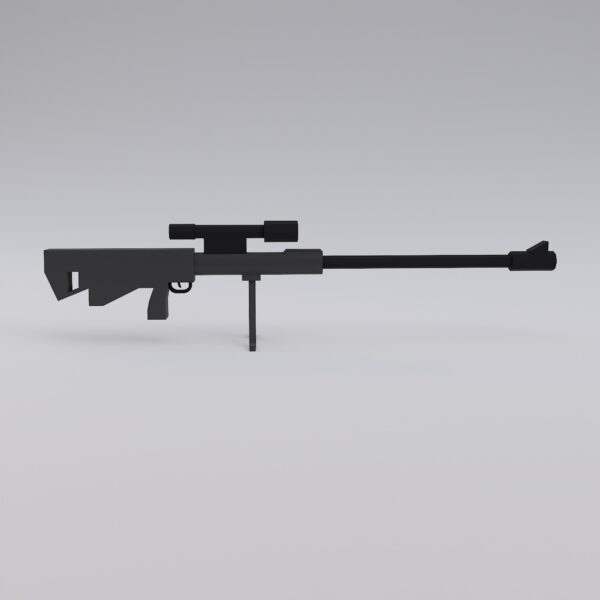 PDSHP sniper rifle 3d model
