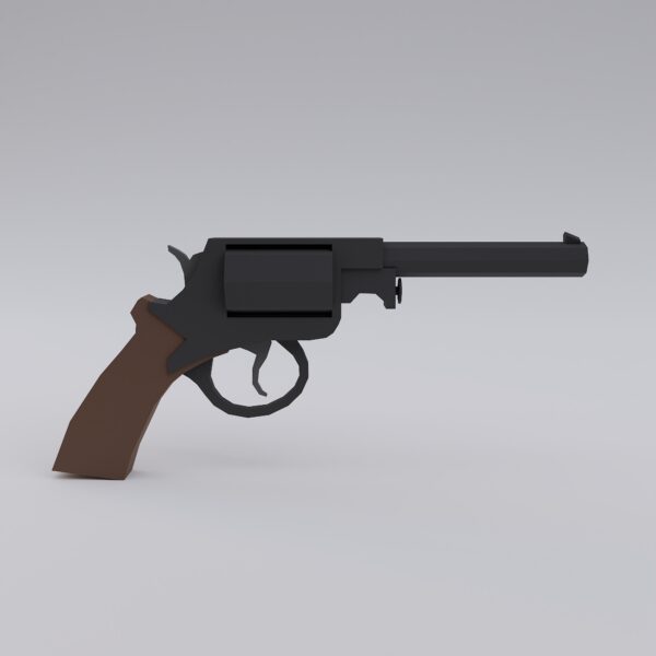 Robert Adams revolver 3d model