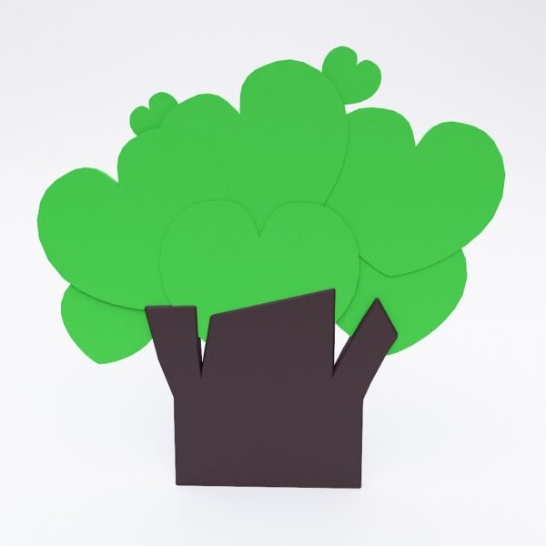 Cartoon Tree 3d model