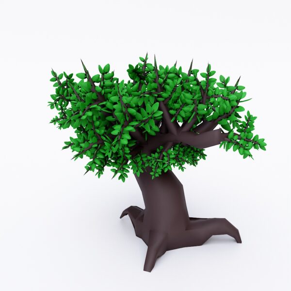 Tree cartoon 3d model