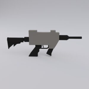 M20 machine gun 3d model