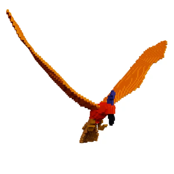 Voxel Bird 3d model