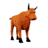 Voxel cow 3d model