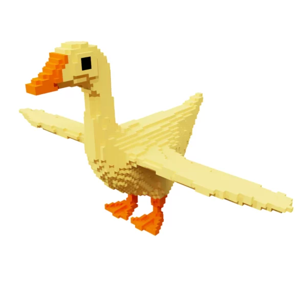 Voxel duck 3d model