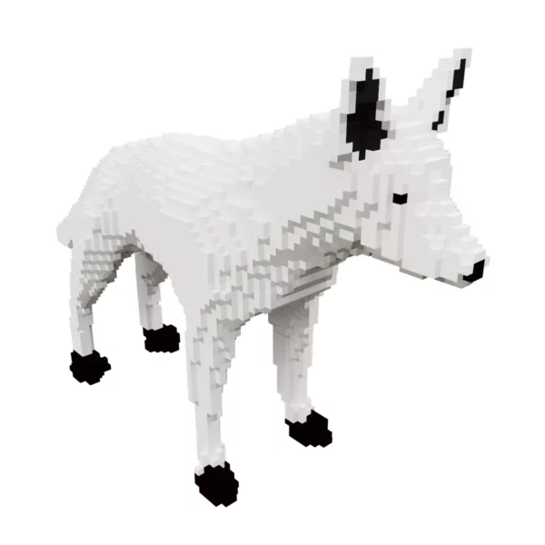 Wolf voxel 3d model