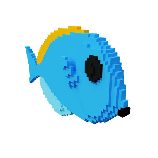 Voxel Ambly fish 3d model