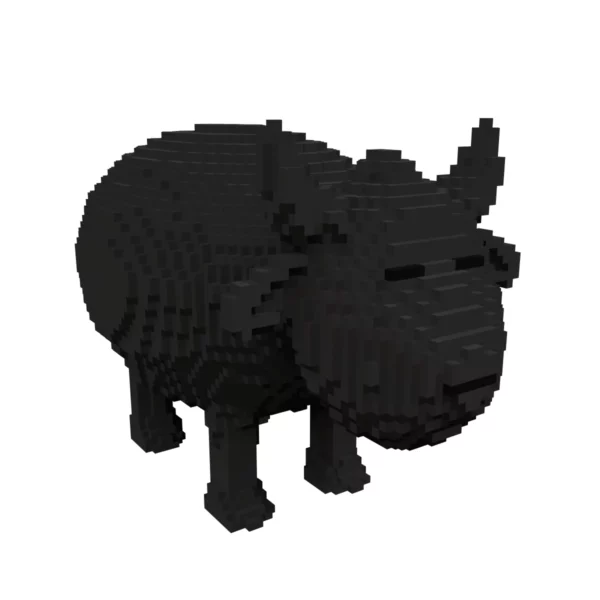 Buffalo voxel 3d