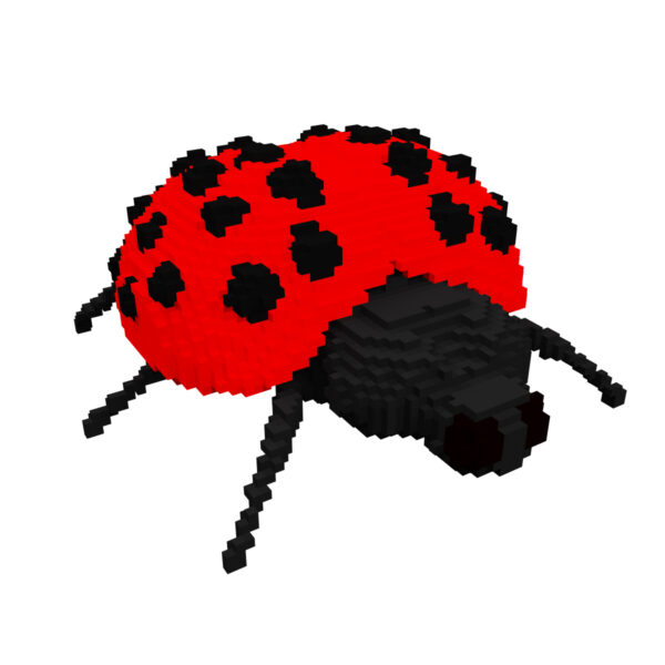 Ladybug voxel 3d model
