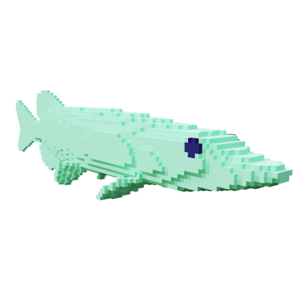 Northern Pike voxel fish