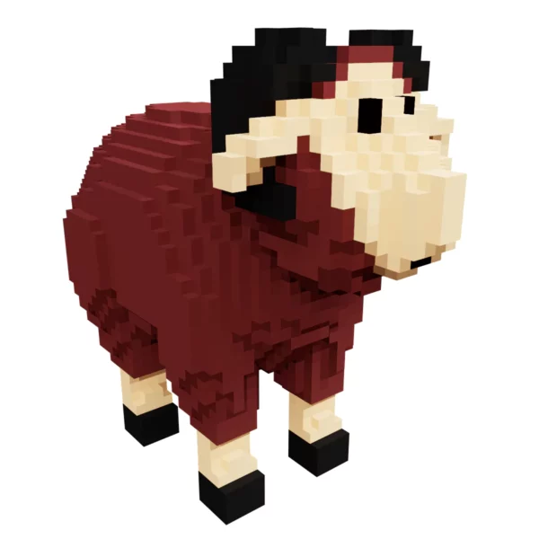 Voxel Sheep 3d