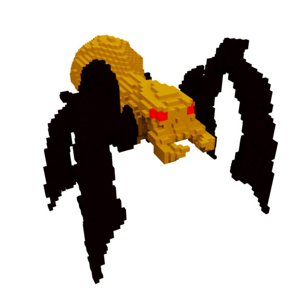 Spider voxel 3d model