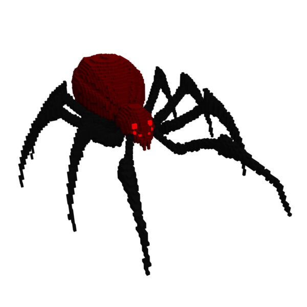 Voxel spider 3d model