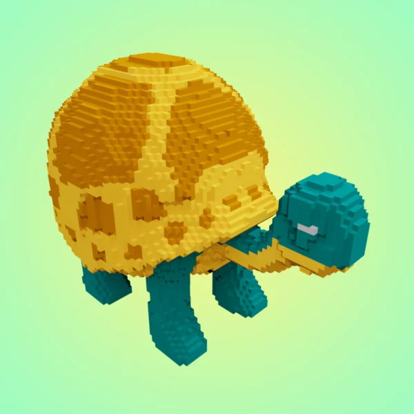 Voxel Tortoise