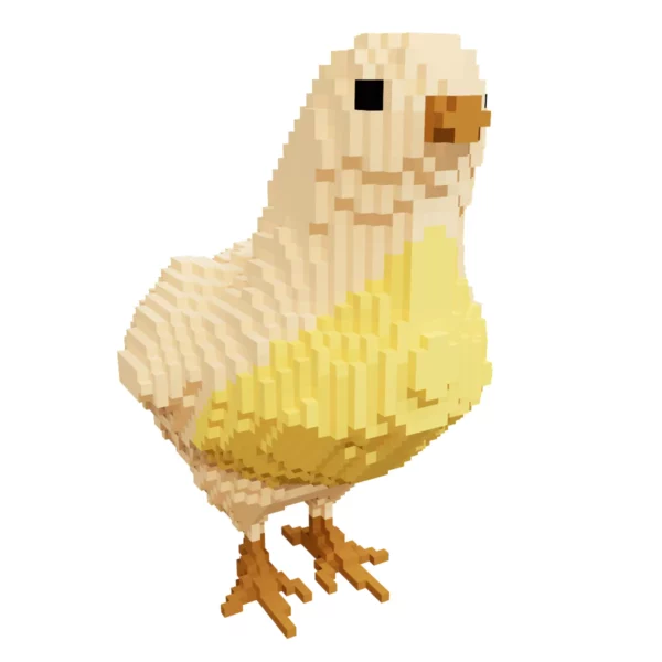 Voxel chick
