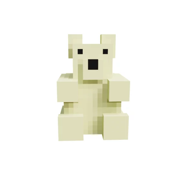 Voxel Teddy Bear