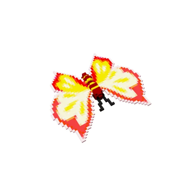 Voxel Butterfly