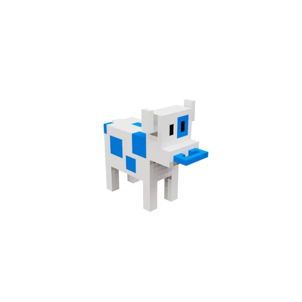 Cow Voxel 3D