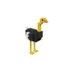 Voxel Ostrich bird 3d model