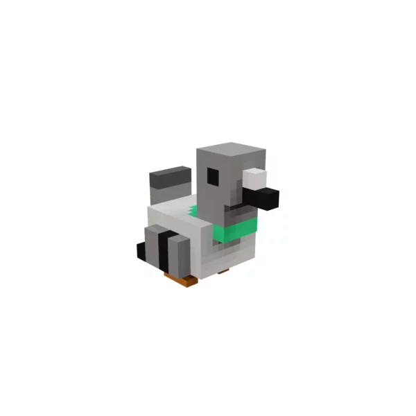 Pigeon voxel 3d model