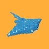 Spotted eagle ray voxel fish 3d model
