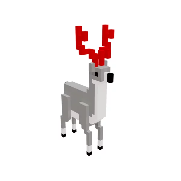 Deer voxel 3D Model