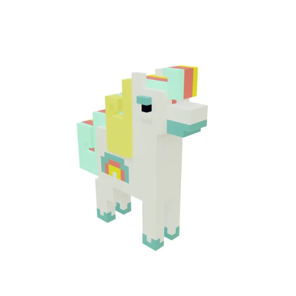 Horse voxel 3D model