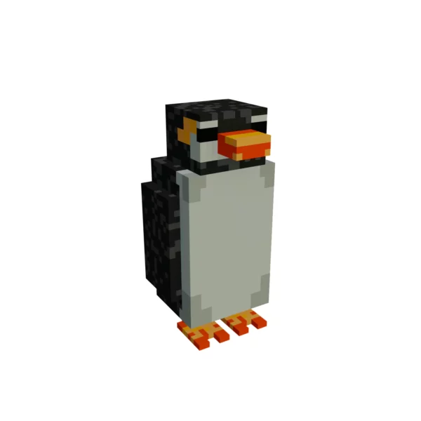 Voxel art of Penguin