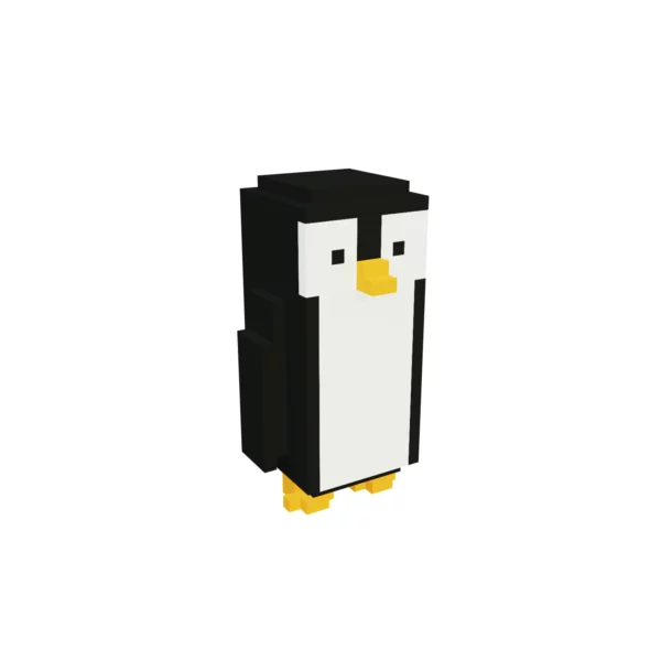 Penguin voxel art