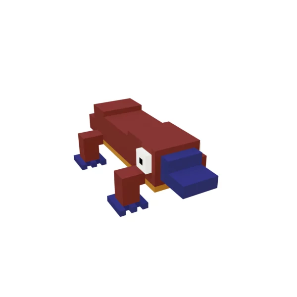 Platypus voxel art